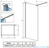 Radaway Nes Black kabina Walk-in 70x200cm czarny mat/szkło przejrzyste 10013070-54-01